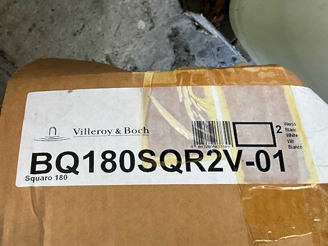 Villeroy & boch bq180sqr2v-01 squaro 180 zitbad - afbeelding 7 van  7
