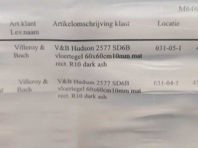 Villeroy&boch hudson dark ash mat vloertegel 60x60 cm 61,92 m² - afbeelding 3 van  4
