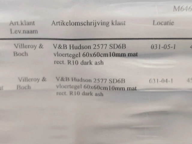 Villeroy&boch hudson dark ash mat vloertegel 60x60 cm 7,2 m² - afbeelding 3 van  4