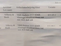 Villeroy&boch hudson dark ash mat vloertegel 60x60 cm 7,2 m² - afbeelding 3 van  4