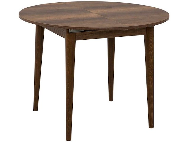 Vina uitschuifbare eettafel | 100% melamine | walnoot - afbeelding 2 van  6