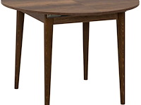Vina uitschuifbare eettafel | 100% melamine | walnoot - afbeelding 2 van  6