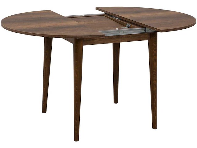 Vina uitschuifbare eettafel | 100% melamine | walnoot - afbeelding 3 van  6