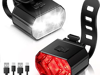 Vinabo fietsverlichtingsset - afbeelding 1 van  3