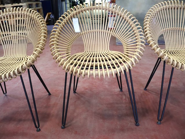 Vincent sheppard rotan stoel (x4) - afbeelding 4 van  8