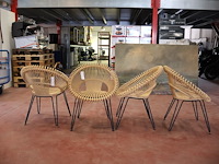 Vincent sheppard rotan stoel (x4) - afbeelding 5 van  8