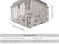 Vinilky kristallen kroonluchter - afbeelding 4 van  4