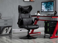 Vinsetto videogamestoel met lendensteun, racestijl - afbeelding 1 van  8