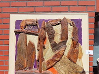 Vintage 3-dimensioneel kunstwerk - afbeelding 2 van  4