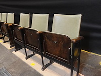 Vintage 3-zit theaterstoel - afbeelding 3 van  8