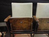 Vintage 3-zit theaterstoel - afbeelding 5 van  9