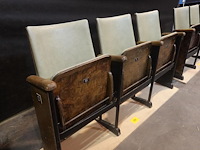 Vintage 3-zit theaterstoel - afbeelding 6 van  9