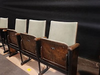 Vintage 3-zit theaterstoel - afbeelding 7 van  9