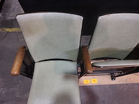 Vintage 3-zit theaterstoel - afbeelding 3 van  14