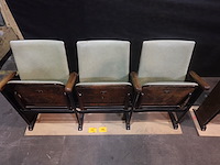 Vintage 3-zit theaterstoel - afbeelding 6 van  14