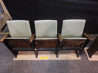 Vintage 3-zit theaterstoel - afbeelding 11 van  14