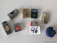 Vintage aanstekers. 8 stuks - afbeelding 1 van  4