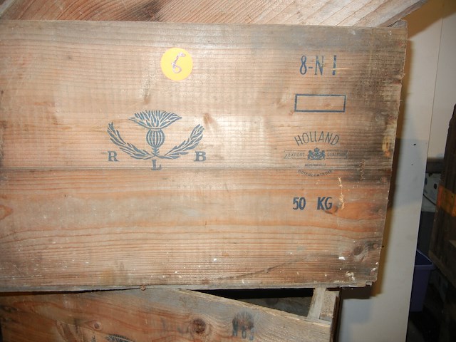 Vintage aardappel kisten x 5 - afbeelding 1 van  3