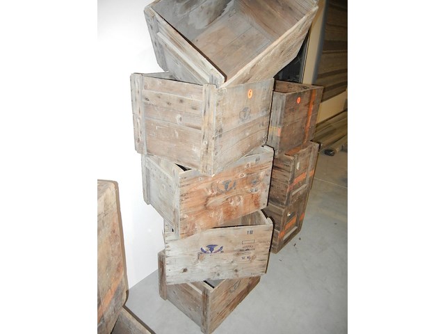 Vintage aardappel kisten x 5 - afbeelding 3 van  3