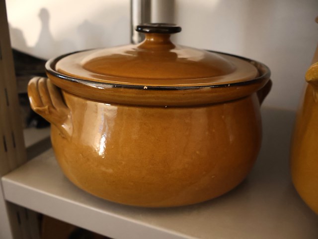 Vintage aardewerk (x3) - afbeelding 2 van  4