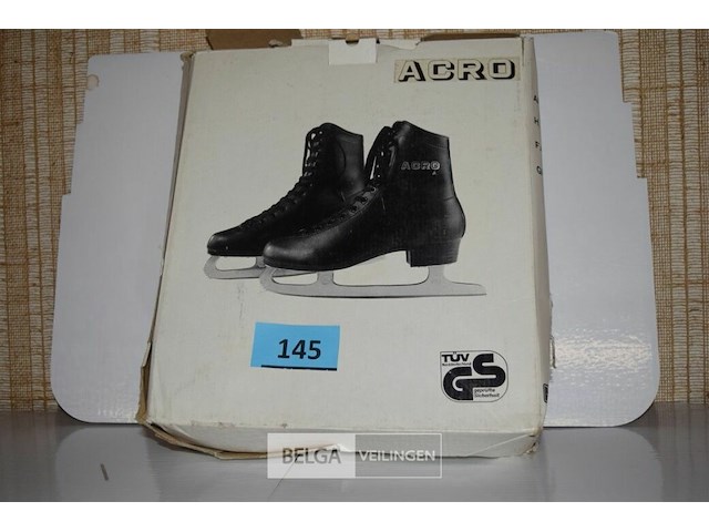 Vintage acro kunstschaatsen mt 45 - afbeelding 2 van  2