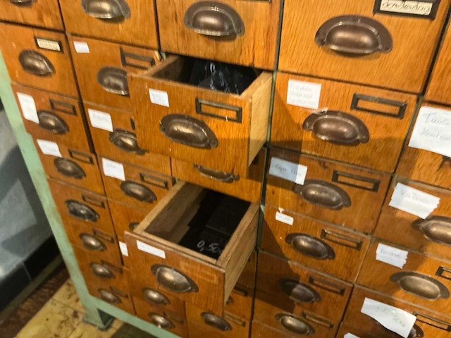 Vintage apothekerskast - afbeelding 5 van  5