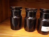 Vintage apothekerspotten (x5) - afbeelding 3 van  3