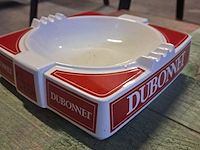 Vintage asbakken 2 x dubonnet keramiek en glas - afbeelding 7 van  10