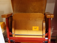 Vintage auditoriumstoel - afbeelding 3 van  6