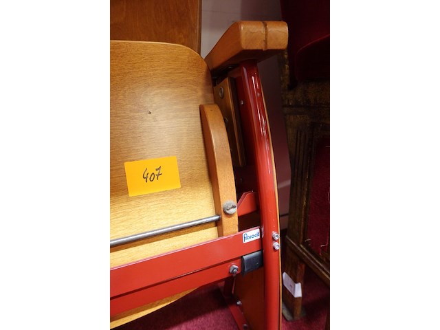 Vintage auditoriumstoel - afbeelding 5 van  6