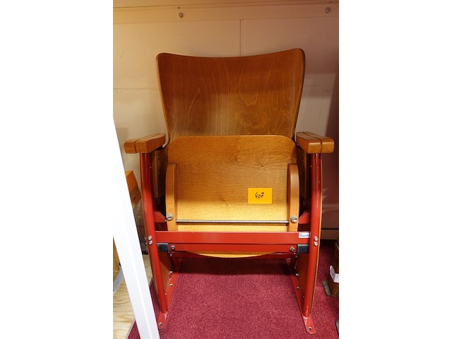 Vintage auditoriumstoel - afbeelding 6 van  6