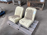 Vintage autozetel (2x) - afbeelding 1 van  8