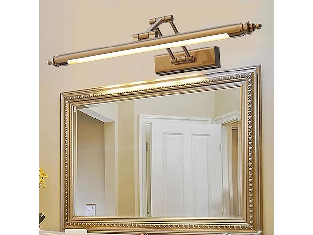 Vintage badkamerspiegellamp, retro 60 cm - afbeelding 5 van  5