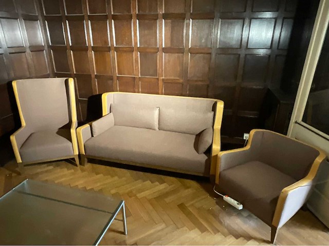 Vintage bankstel - afbeelding 1 van  4