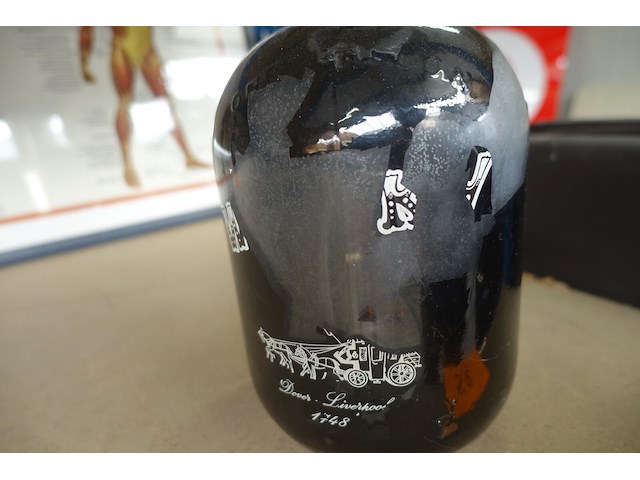 Vintage bar-tafelamp royal iron ships company - afbeelding 4 van  4