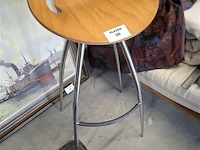 Vintage barkruk - afbeelding 1 van  2