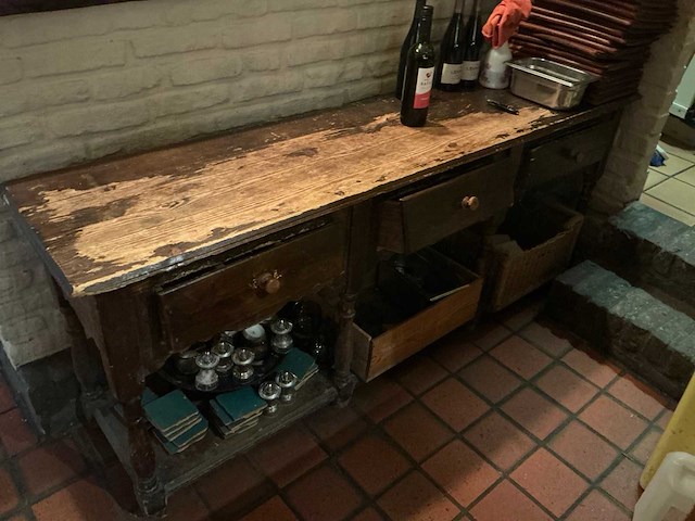 Vintage bijzettafel - afbeelding 1 van  1