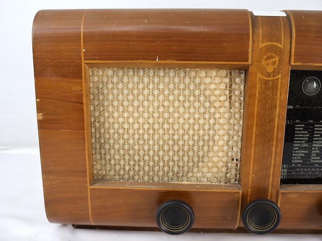 Vintage blauwpunkt buizenradio - afbeelding 3 van  7