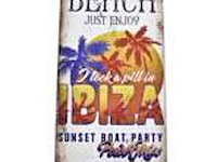 Vintage bord ibiza - afbeelding 1 van  1