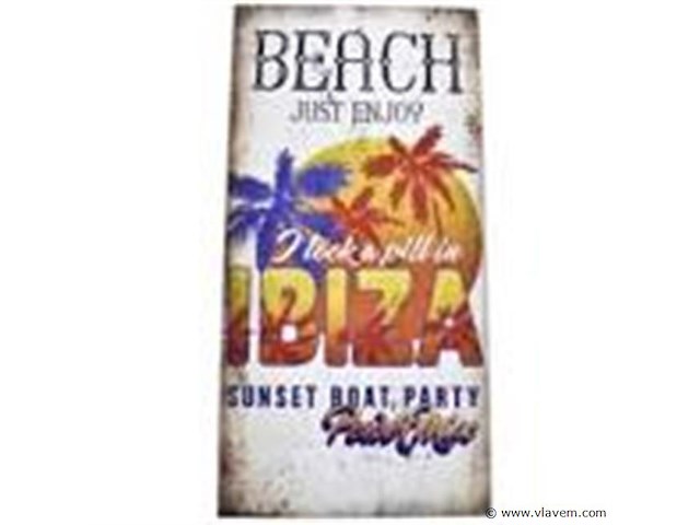 Vintage bord ibiza - afbeelding 1 van  1