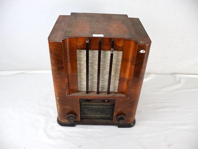 Vintage buizenradio - afbeelding 2 van  5