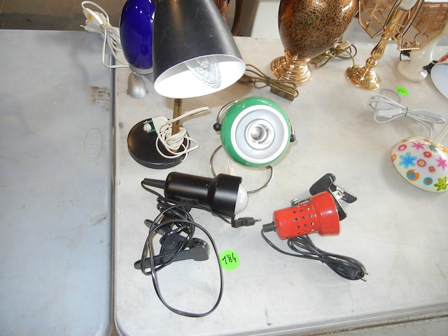 Vintage bureaulampen - afbeelding 1 van  3