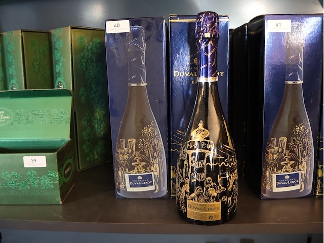 Vintage champagne duval-leroy (x7) - afbeelding 1 van  6