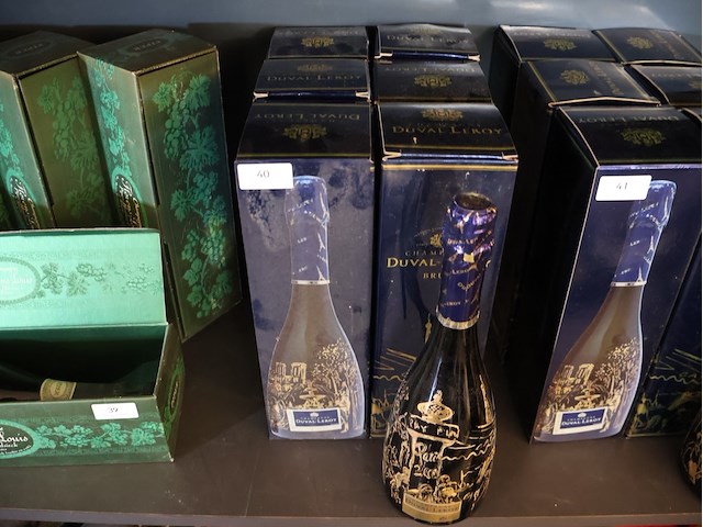 Vintage champagne duval-leroy (x7) - afbeelding 2 van  6