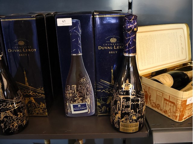 Vintage champagne duval-leroy (x7) - afbeelding 1 van  7