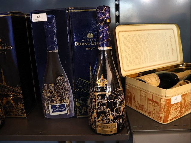 Vintage champagne duval-leroy (x7) - afbeelding 2 van  7