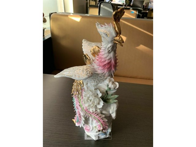 Vintage chinees porseleine vogel - afbeelding 2 van  2