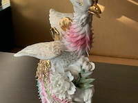 Vintage chinees porseleine vogel - afbeelding 2 van  2