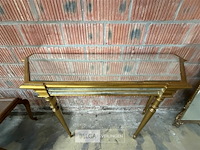 Vintage consoletafel met spiegelglas - afbeelding 2 van  3
