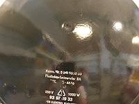 Vintage ddr verstraler op origineel militair driepootstatief | flutlichtscheinwerfer ba | 1000w - afbeelding 5 van  6